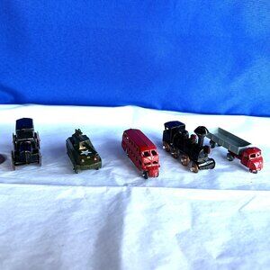 Tiny Metal Vehicles Mid-Century Japan, Set of 5